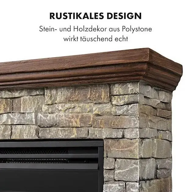Камін електричний Klarstein Etna 1800W (10035042) - фото 6