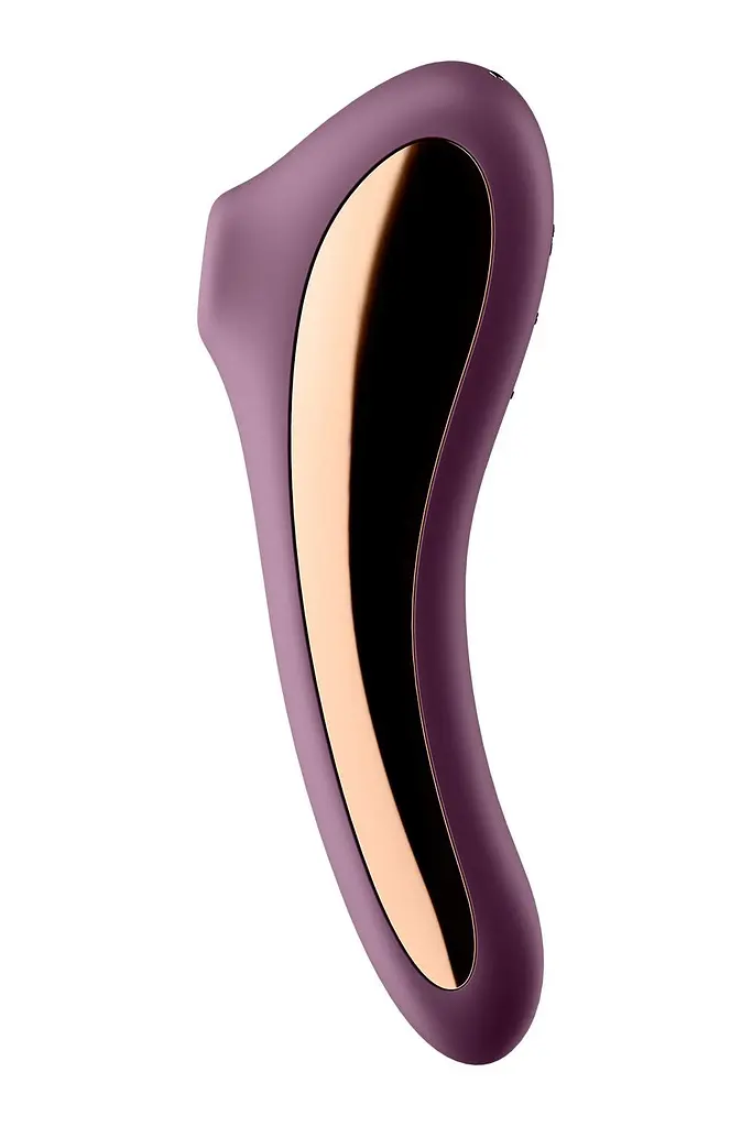 Стимулятор Satisfyer Dual Kiss Двосторонній, 19х6.5 см фіолетовий - фото 3