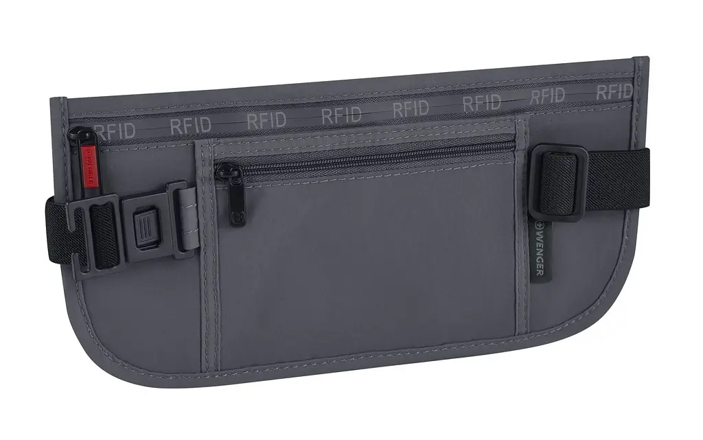 Сумка на пояс, waist belt with RFID pocket, серая Wenger sum0027701 - фото 9