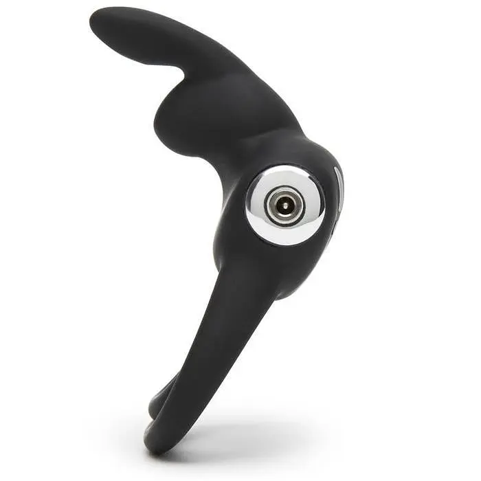 Подвійне ерекційне кільце з вібрацією Happy Rabbit Stimulating Rechargeable Rabbit Cock Ring - фото 2