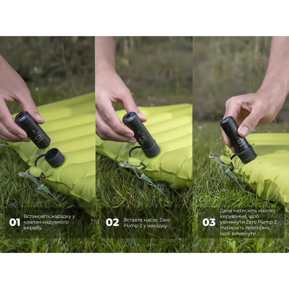 Портативний міні-насос Flextail Zero Pump 2, чорний - фото 5