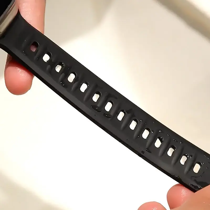 Ремінець Fluoro Rubber Sport для Apple Watch 42(ser.1-3)/44/45/46/49 мм Black Blueo teh0029340 - фото 3
