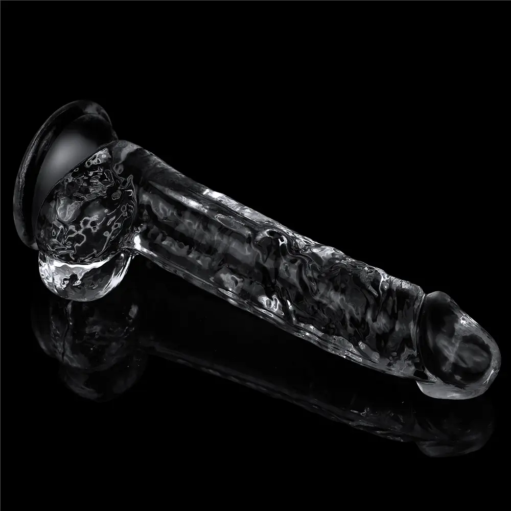 Фалоімітатор - Flawless Clear Dildo 7.5" Clear - фото 7