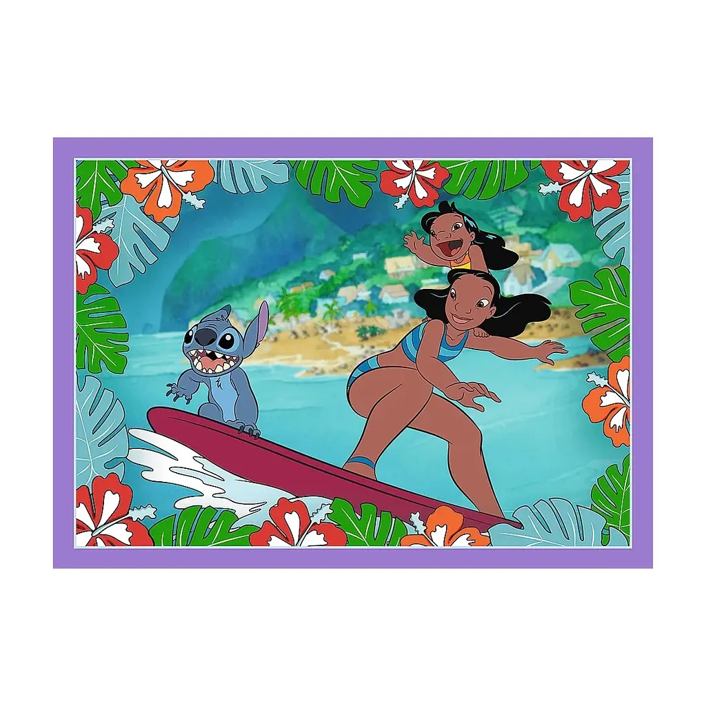 Пазл Trefl Lilo&Stitch Шалений день4 in 1 (35, 48, 54, 70) елемента (5900511346336) - фото 2