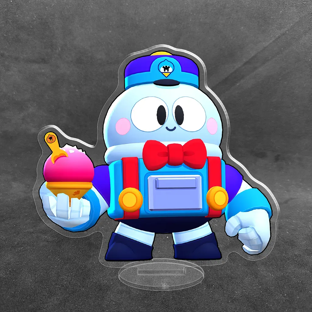 Акрилова колекційна фігурка Brawl Stars Лу 10 см - фото 2