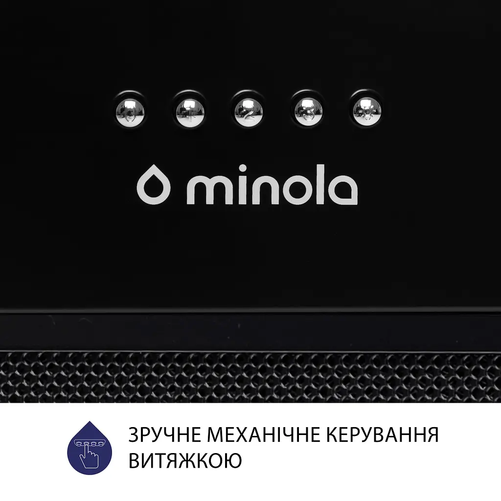 Витяжка повновбудована Minola HBI 5622 BLF 1000 LED - фото 6