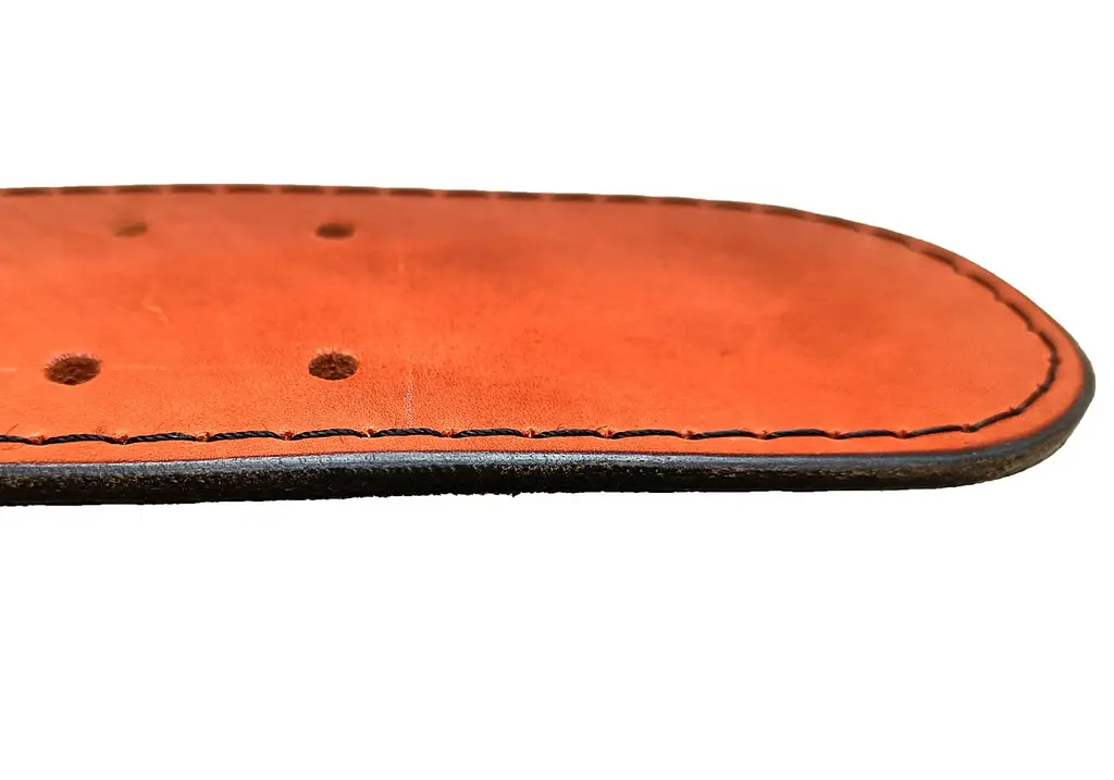 Пояс атлетичний EasyFit DeciBelt (шкіра) коричневий S (EF-BRS) - фото 5