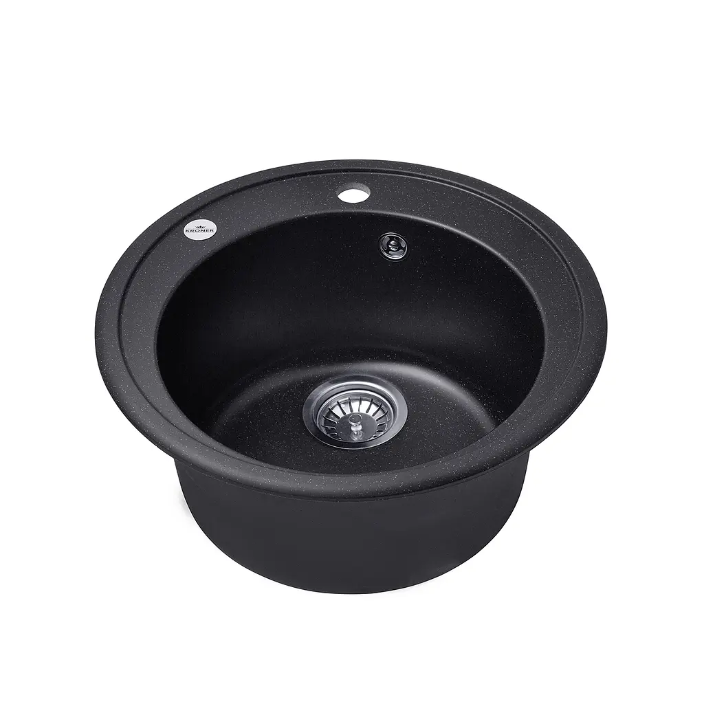Кухонна мийка Kroner KRP Komposit SCH - 510 (CV027405) - фото 2