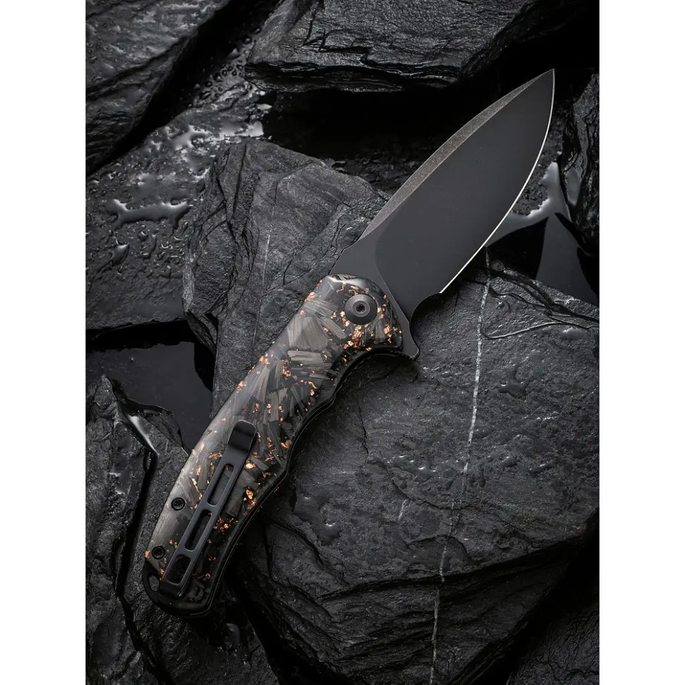 Ніж складаний туристичний Civivi Praxis, (9.5 см) 9Cr18MoV / Carbon Fiber & Resin - фото 11