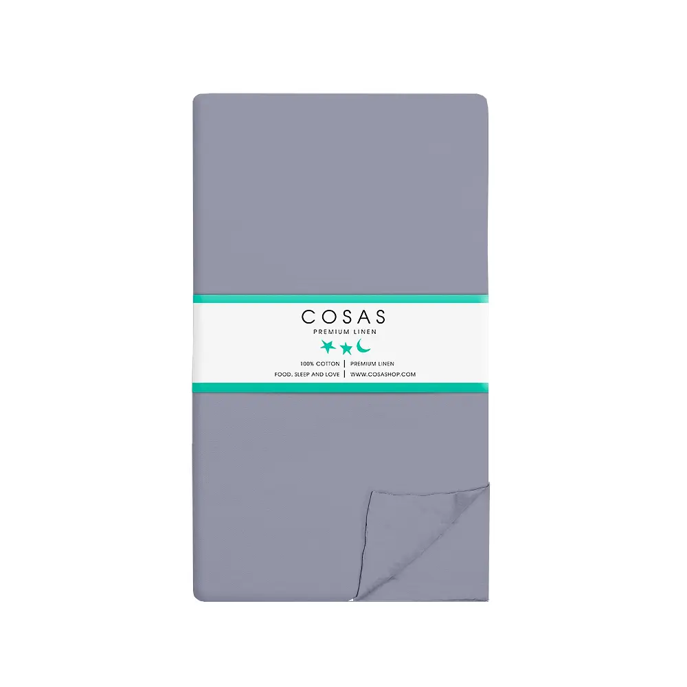 Простирадло на резинці Cosas Stormy 180х200х20 см (Steel_180x200x20) - фото 4
