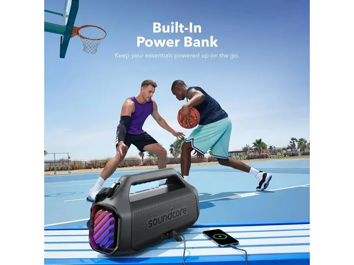 Акустична система Anker SoundCore Boom 2 Plus Black (A3134011) - фото 7
