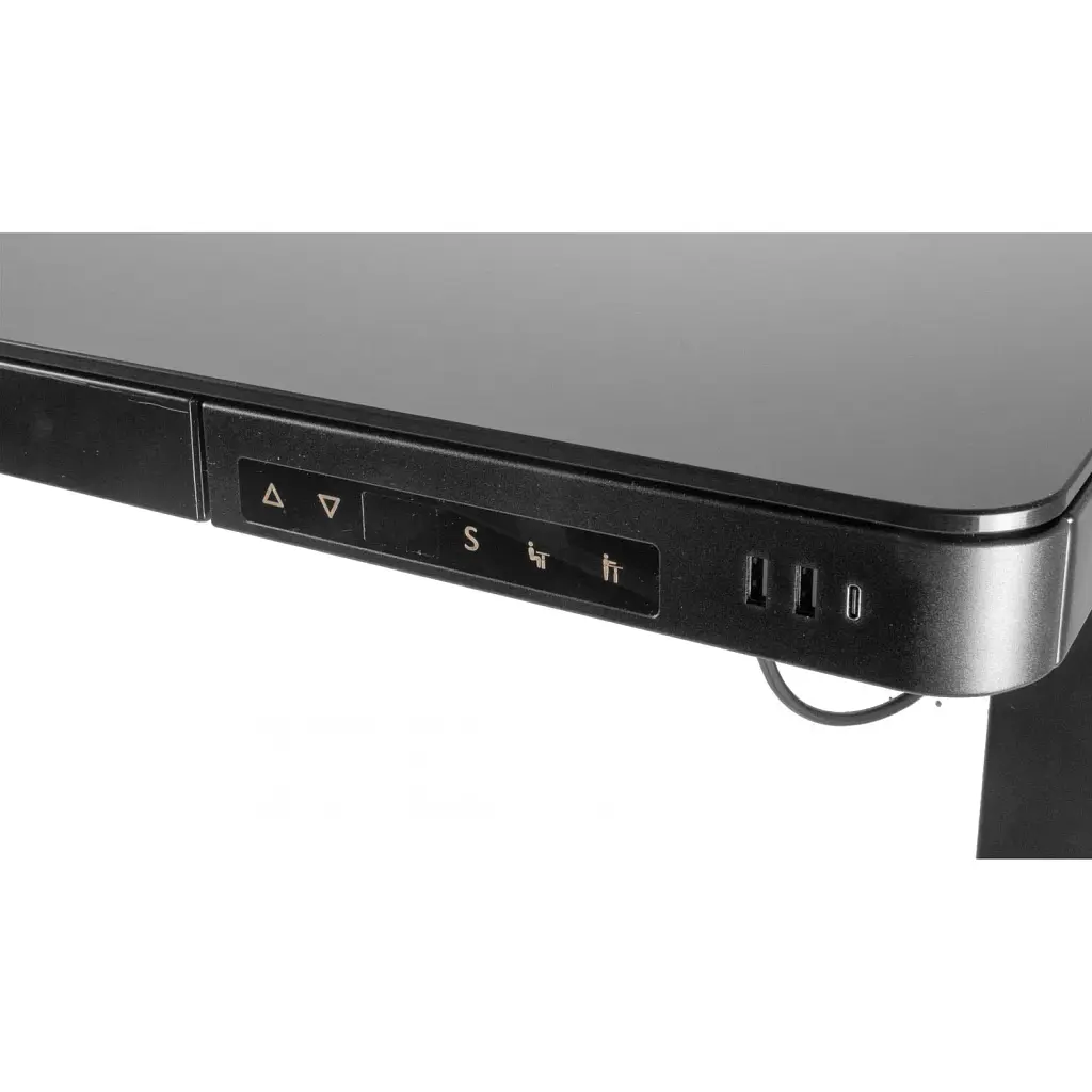 Комп'ютерний ігровий стіл Barsky StandUp Glass Black [BST-11] [111783] - фото 7