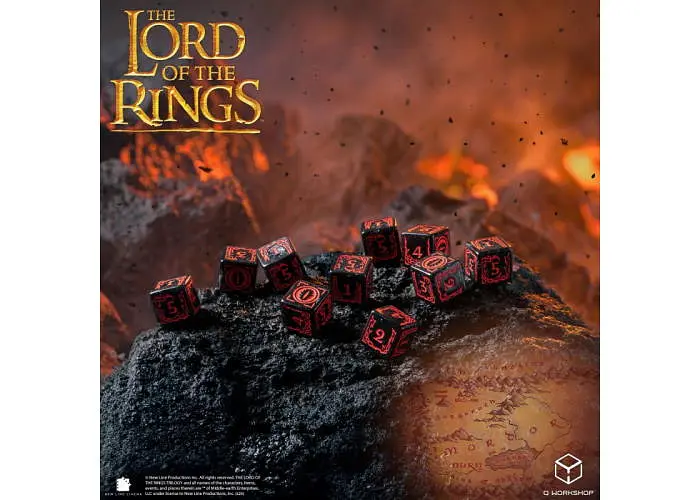 Набір кубиків The Lord of the Rings: Mordor 10xD6 Dice Set (LOTR/190166/MOR/B) - фото 5