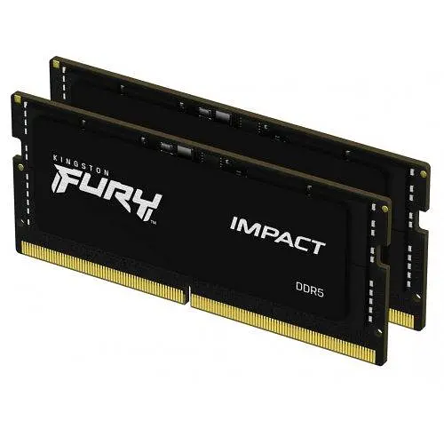 Модуль пам'яті Kingston Fury DDR5 16GB (2x8) SO-DIMM 4800 MHz Impact (KF548S38IBK2-16) - фото 2