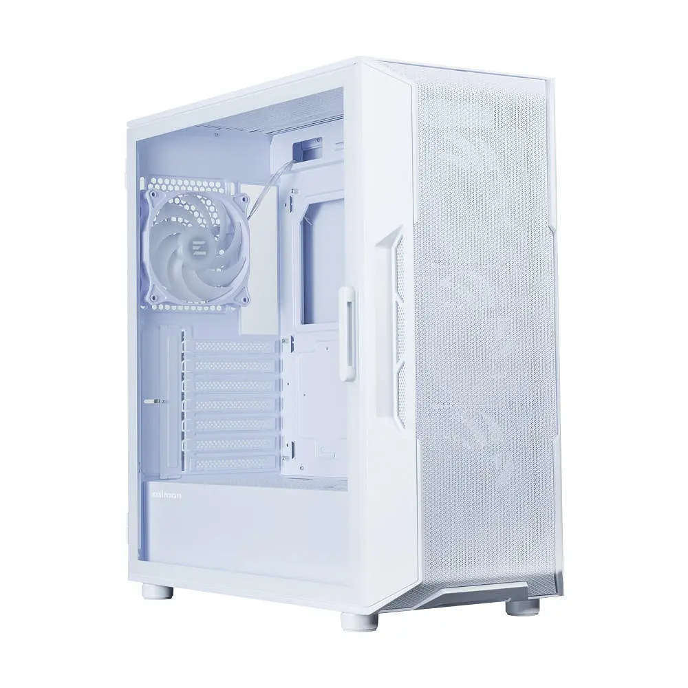 Zalman Корпус I3 Neo ARGB V2 без БР, 2xUSB3.0, 1x Type C, 4x120мм, ARGB, VGA 355мм, LCS ready, TG Side Panel, ATX, білий - фото 7