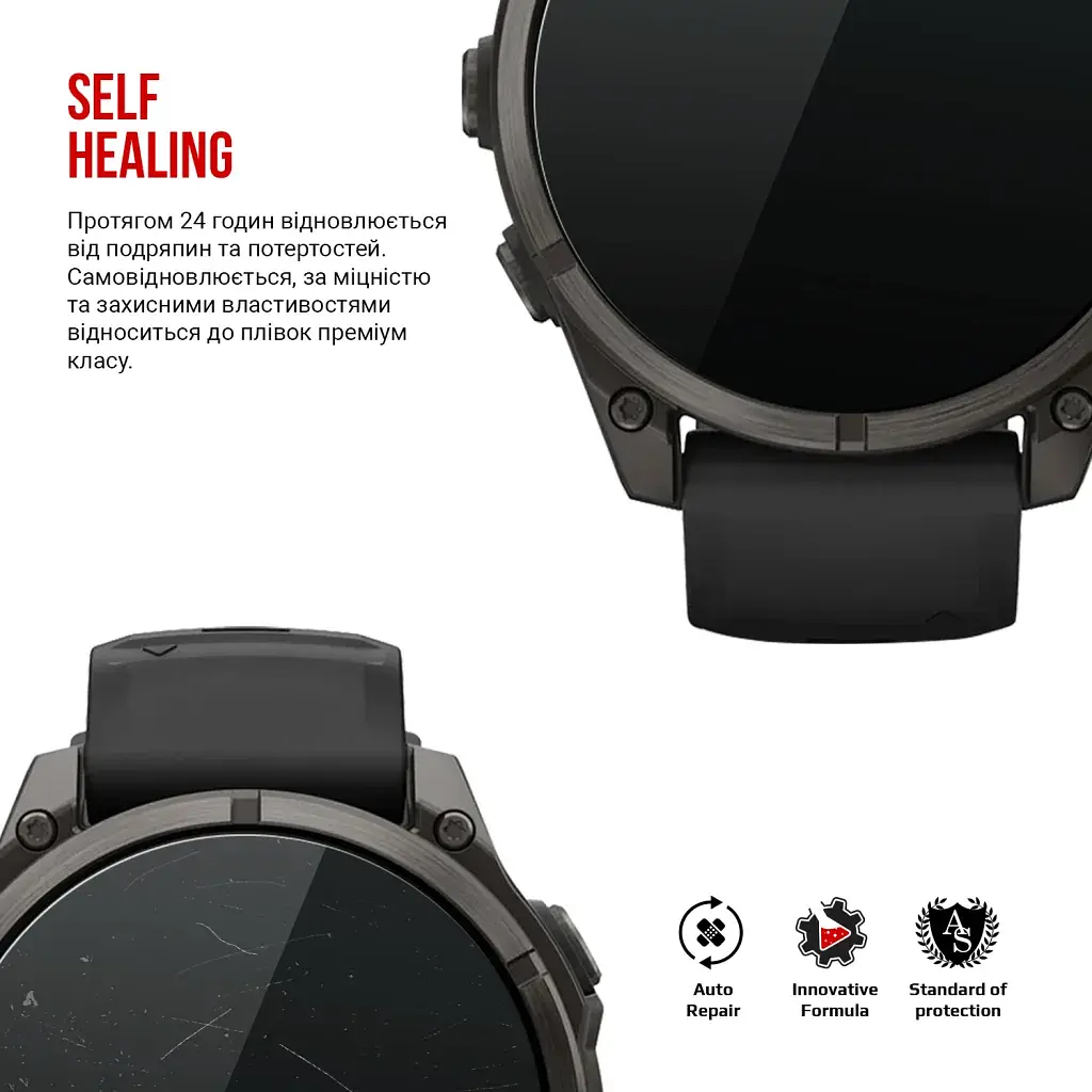 Плівка захисна Armorstandart hydrogel Garmin Fenix 9 47mm AMOLED 6 pcs (ARM93999) - фото 3