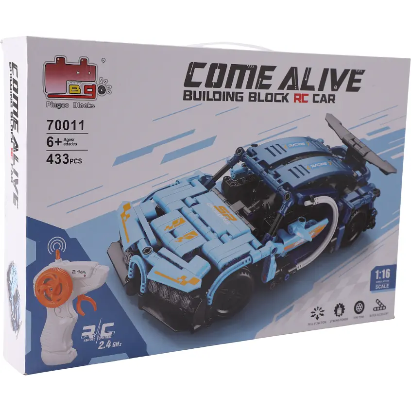 Машинка-конструктор Come alive Building Block RC Car 433 деталей (7144927) - фото 2