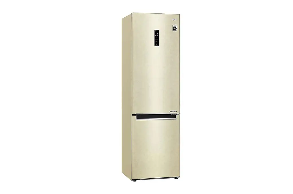 Холодильник LG GA-B509MEQZ 203х68х60см 2 дв холодильне відділення 277 л морозильне відділення 107 л A++ NF Лін Диспл зовнішній Бежевий (GA-B509MEQZ) - фото 2