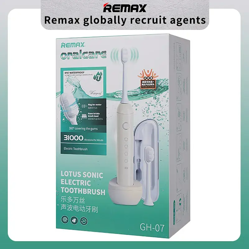 Зубна щітка REMAX Sonic Electric Toothbrush GH-07 білий - фото 3