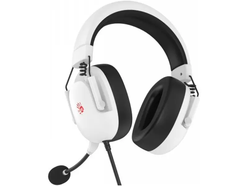 Навушники з мікрофоном A4Tech Bloody G585 White - фото 4