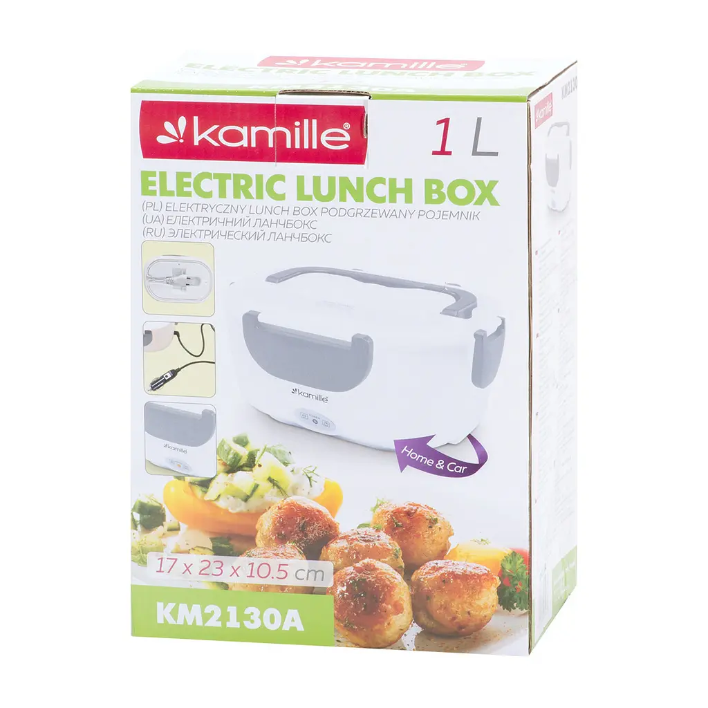 Ланч-бокс з підігрівом Kamille KM-2130А 1л - фото 10