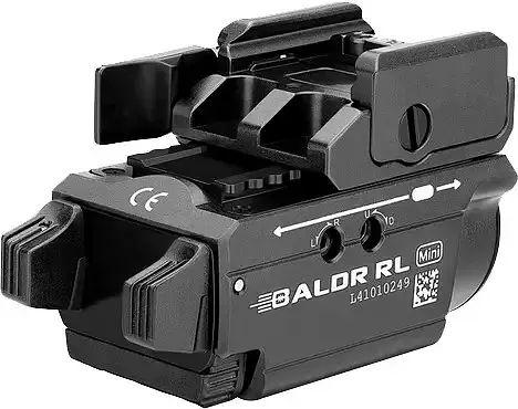 Фонарь с ЛЦВ Olight Baldr Mini Red Laser Black - фото 4
