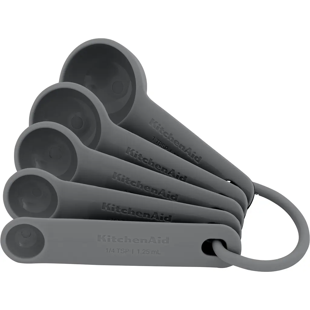 Набор мерных ложек KitchenAid Coreline серый 5 шт. (KQG057OHCGG) - фото 3