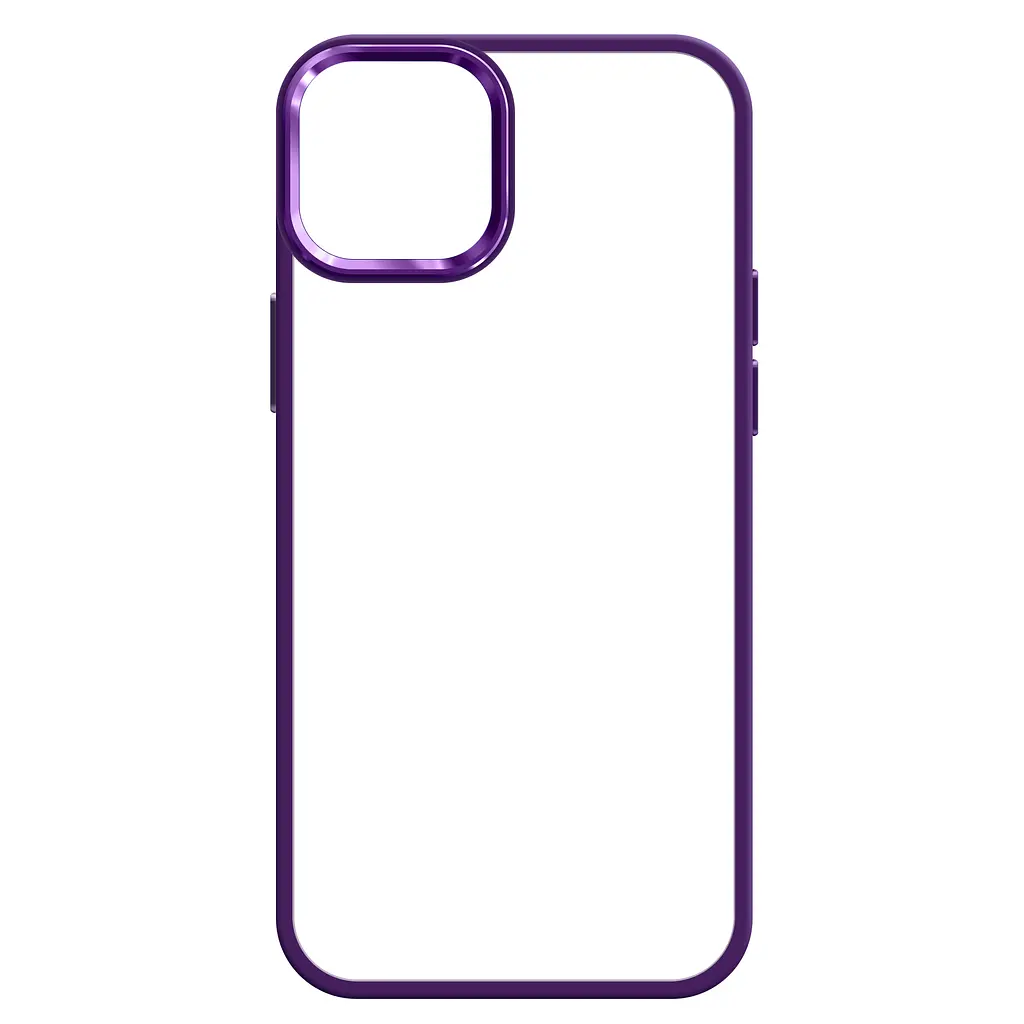 Чехол для Apple iPhone 15 Plus, UNIT2, фиолетовый, ударопрочный, прозрачный противоударный чехол-накладка из TPU и поликарбоната (PC), с защитными бортиками, защита всего корпуса от ударов и царапин, ArmorStandart (ARM69976) - фото 2