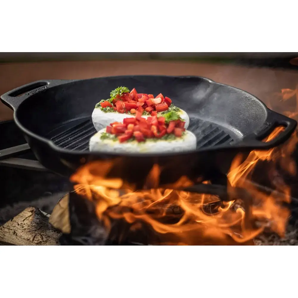 Сковорода-гриль Petromax Grill Fire Skillet чавунна з ручками-петлями - фото 3