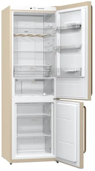 Холодильник Gorenje NRK611CLI комбі 185 см 325 л А+ NoFrost Plus FreshZone слонова кістка (NRK611CLI) - фото 3