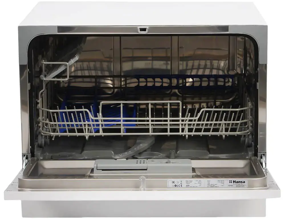 Посудомийна машина Hansa ZWM 536 WH настільна, 6 комплектів A+, 55 см, дисплей, білий - фото 2