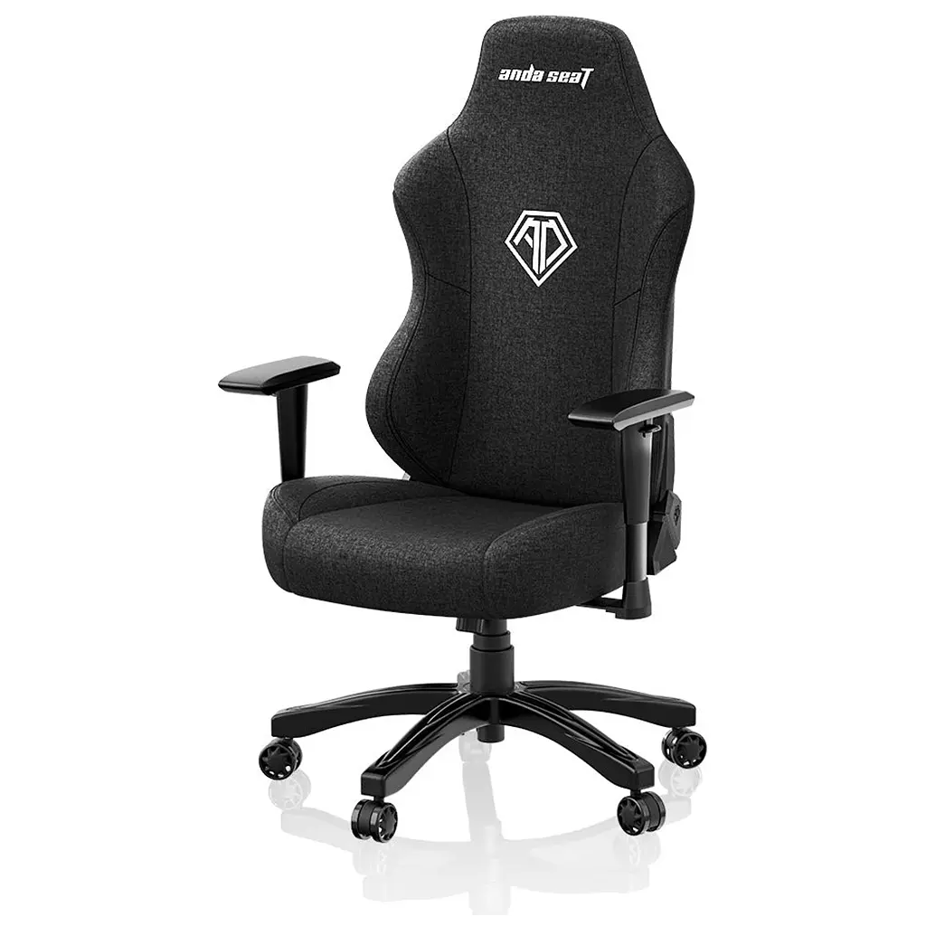 Крісло ігрове Anda Seat Phantom 3 Fabric Size L Black (AD18Y-06-B-F) - фото 7