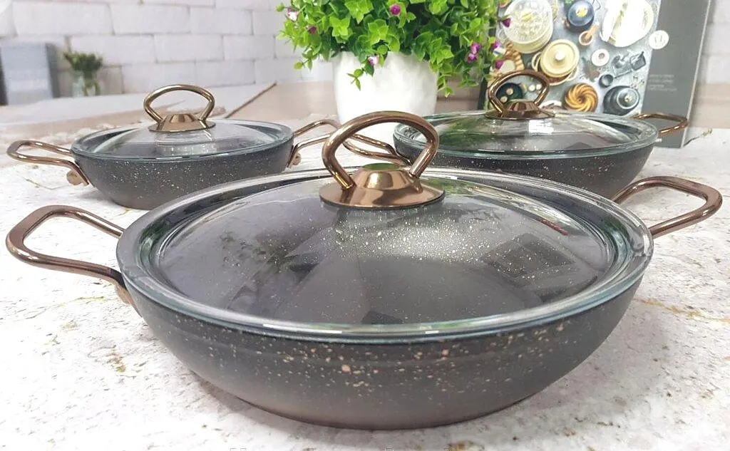 Набір посуду (омлетниці) O.M.S. Collection 3032 Bronze - фото 3