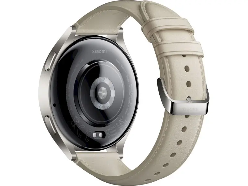 Смарт-часы Xiaomi Watch 2 Titan Gray Case with White Leather Strap (BHR9306GL) - фото 4