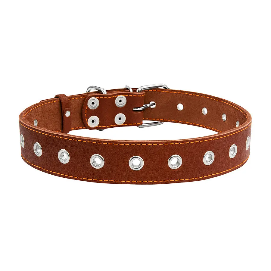 Нашийник "CoLLaR" безрозмірний (ширина 35мм, довжина 69см) коричневий - фото 2