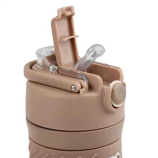 Термос Elisey Cute bear 1 коричневий (9185-007) 420 мл - фото 2