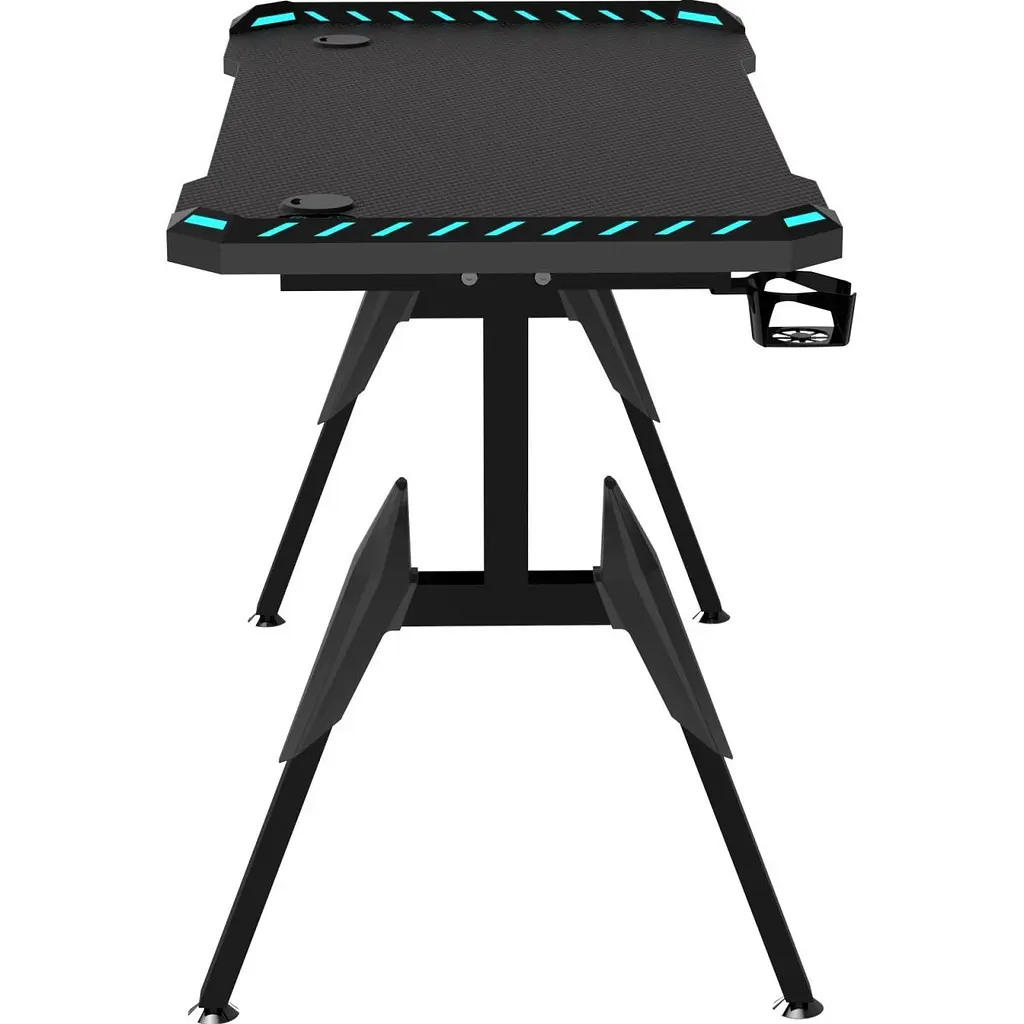 Комп'ютерний ігровий стіл GT Racer T-1244 Black [125839] - фото 4