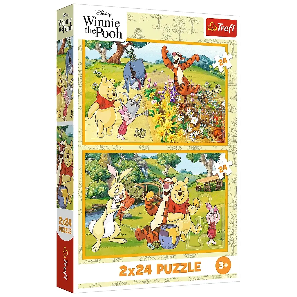 Пазл Trefl Disney Winnie the Pooh День у саду 2х24 елемента (5900511344363)