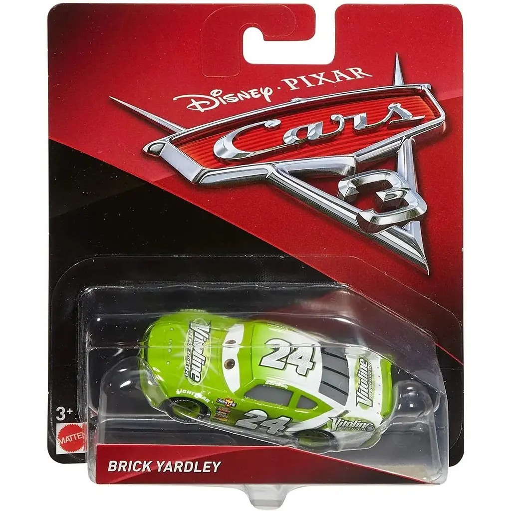 Машинка Disney Mattel Тачки-3 Брик зеленая (DXV29) - фото 6