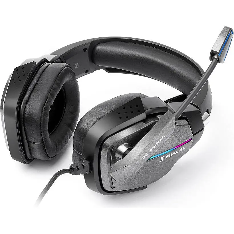 Ігрові навушники REAL-EL GDX-7680 Black (EL124100046) [112562] - фото 4