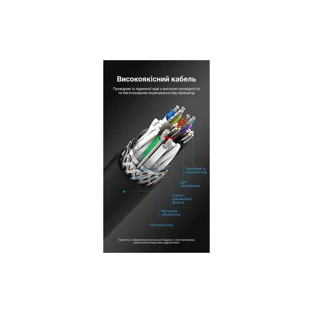 Кабель для принтера USB 3.0 AM/BM 1.5m black Vention (COOBG) - фото 4