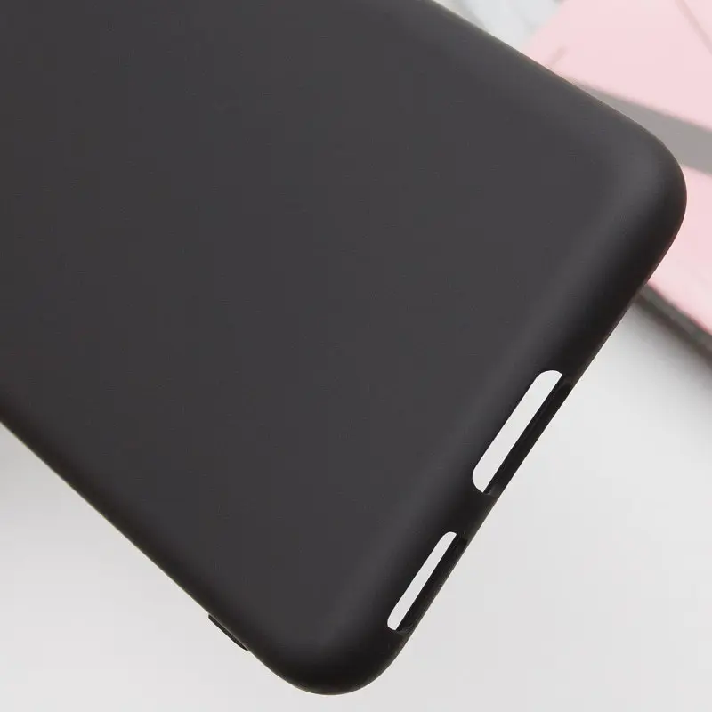 Чохол TPU Getman Liquid Silk Full Camera для Samsung Galaxy S21 FE Чорний / Black - фото 6
