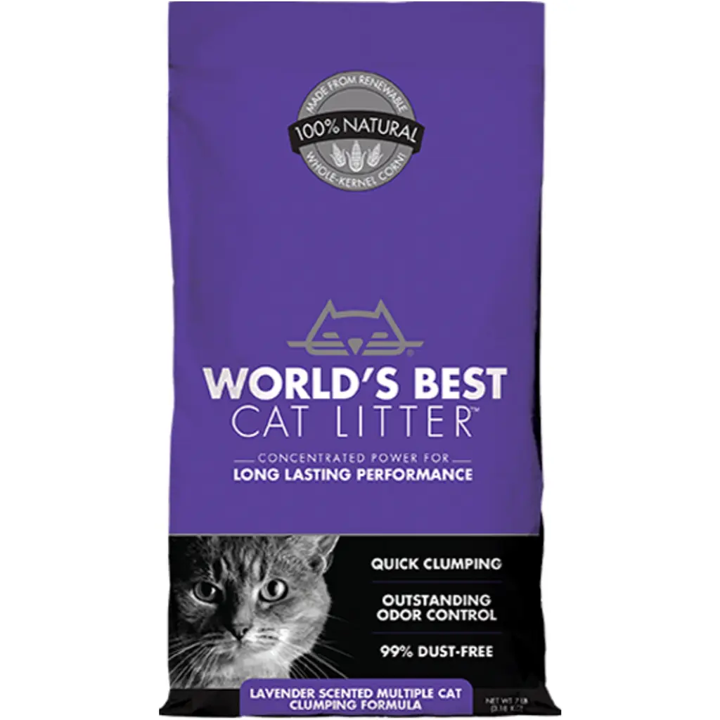 Наповнювач для котячих туалетів World's Best Cat Litter - Multiple Cat Lavender-Scented 12.7 кг