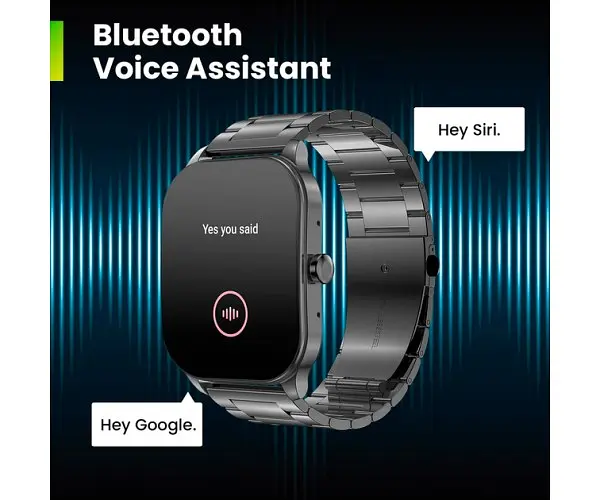 Умные часы Xiaomi Amazfit Pop 3s Metal Black Metallic Strap с металлическим ремешком черные - фото 3