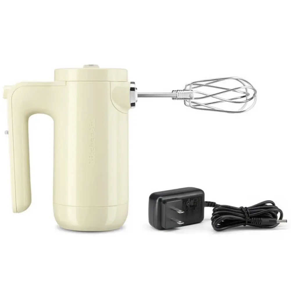 Міксер KitchenAid 5KHMB732EAC ручний акумуляторний кремовий - фото 4