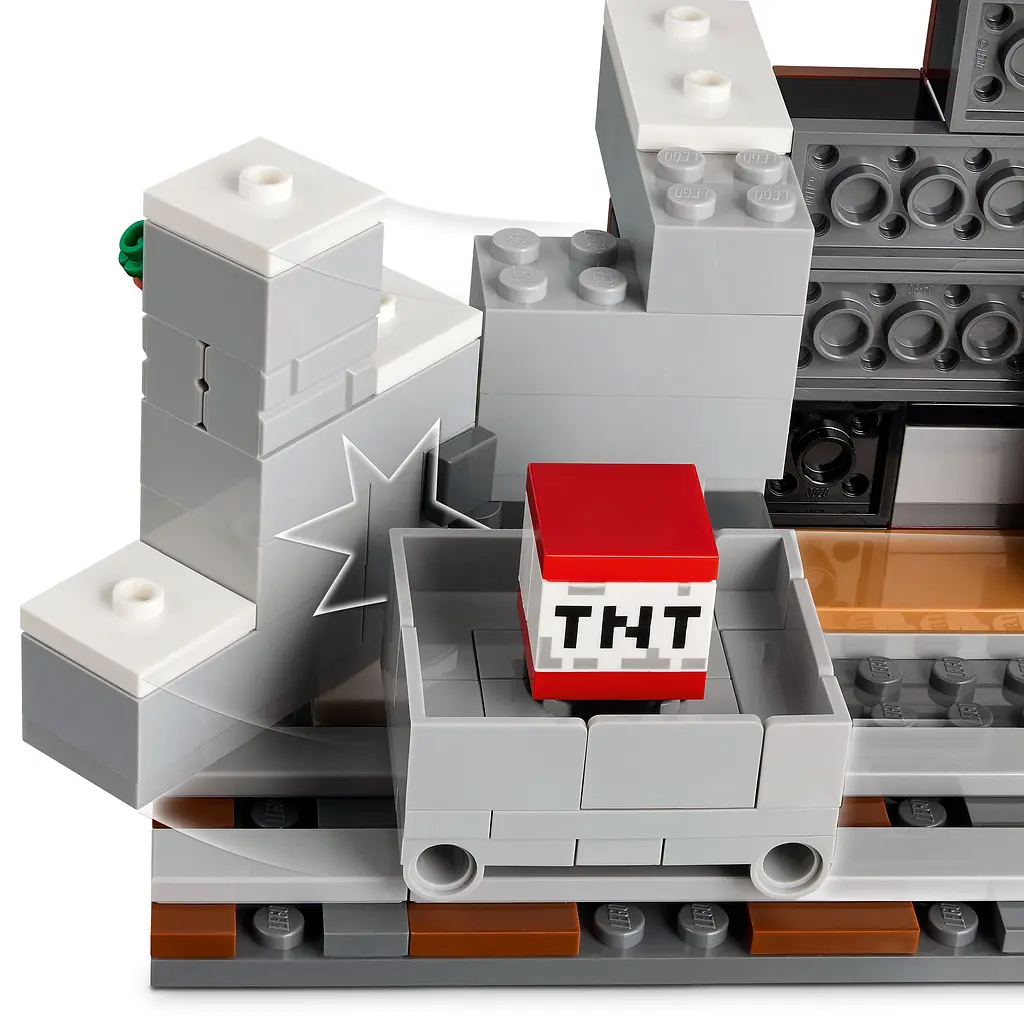 Конструктор LEGO Minecraft Шахта Кирка 530 деталей (21277) - фото 8