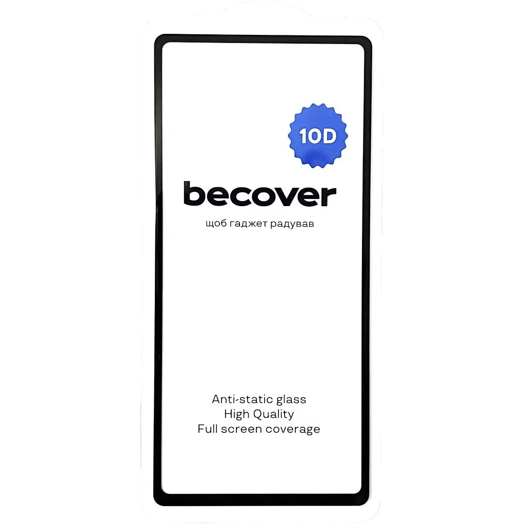 Захисне скло BeCover для Google Pixel 7a 10D Black (711490) - фото 3