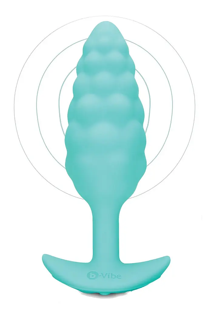 Анальная пробка B-Vibe Bump 12 см (мятный) - фото 2