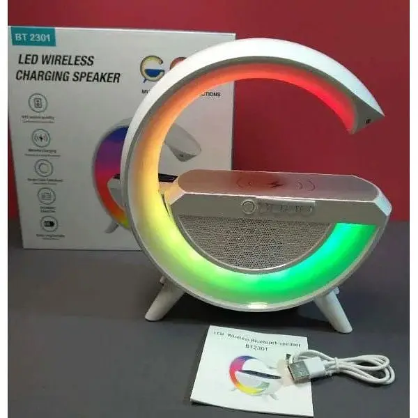 Светильник с беспроводной зарядкой для телефона BT-2301 Bluetooth RGB - фото 7