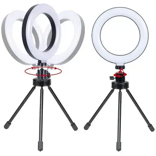 Держатель с кольцевым освещением Grand MY100 Kit3 Bluetooth 6" 12 cm Stand + 83 cm Selfie Stick - фото 2